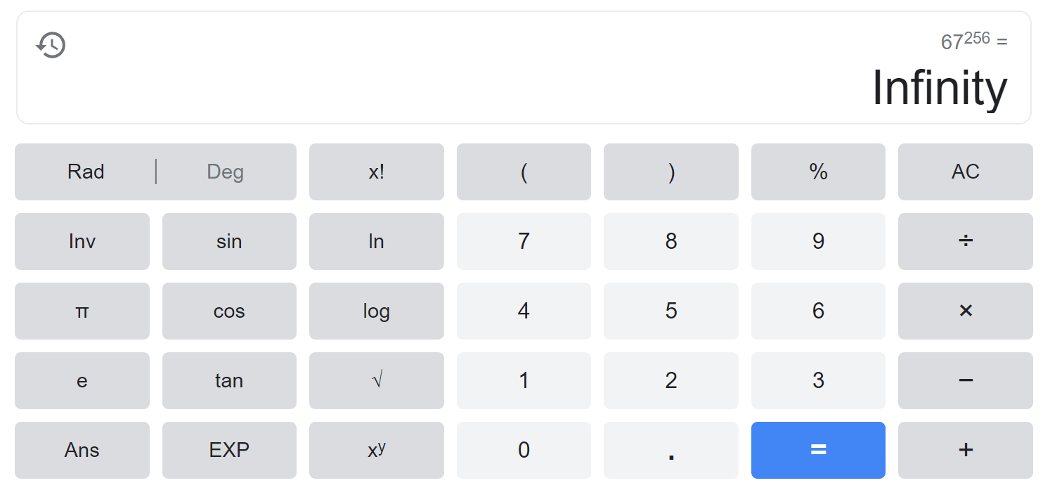67^256-calc