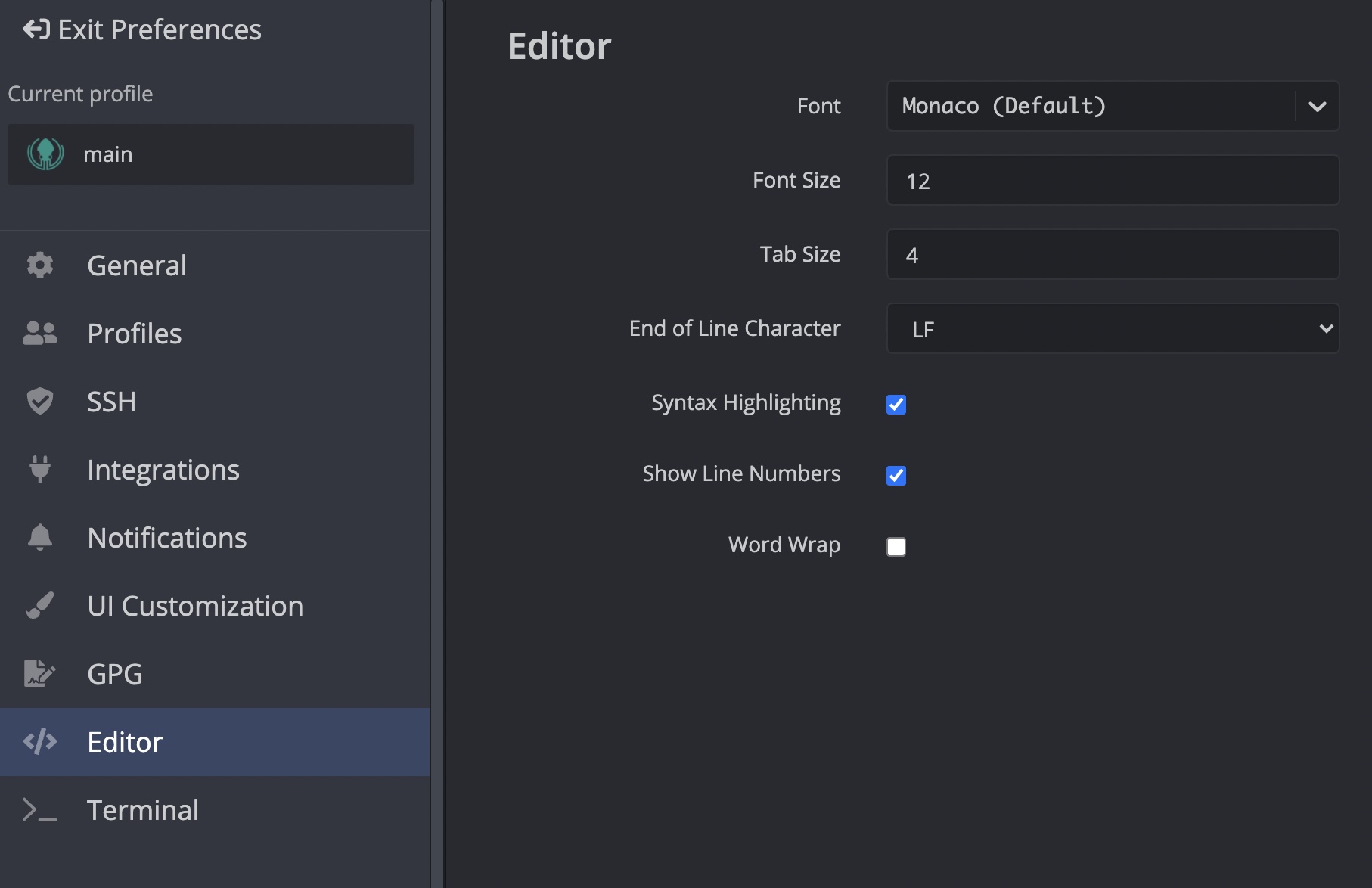 gitkraken-settings-editor